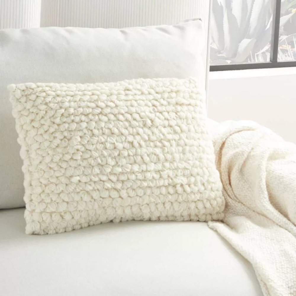 New Curly Loop Throw Pillow
